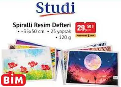 STUDİ SPİRALLİ RESİM DEFTERİ STUDİ SPİRALLİ RESİM DEFTERİ
